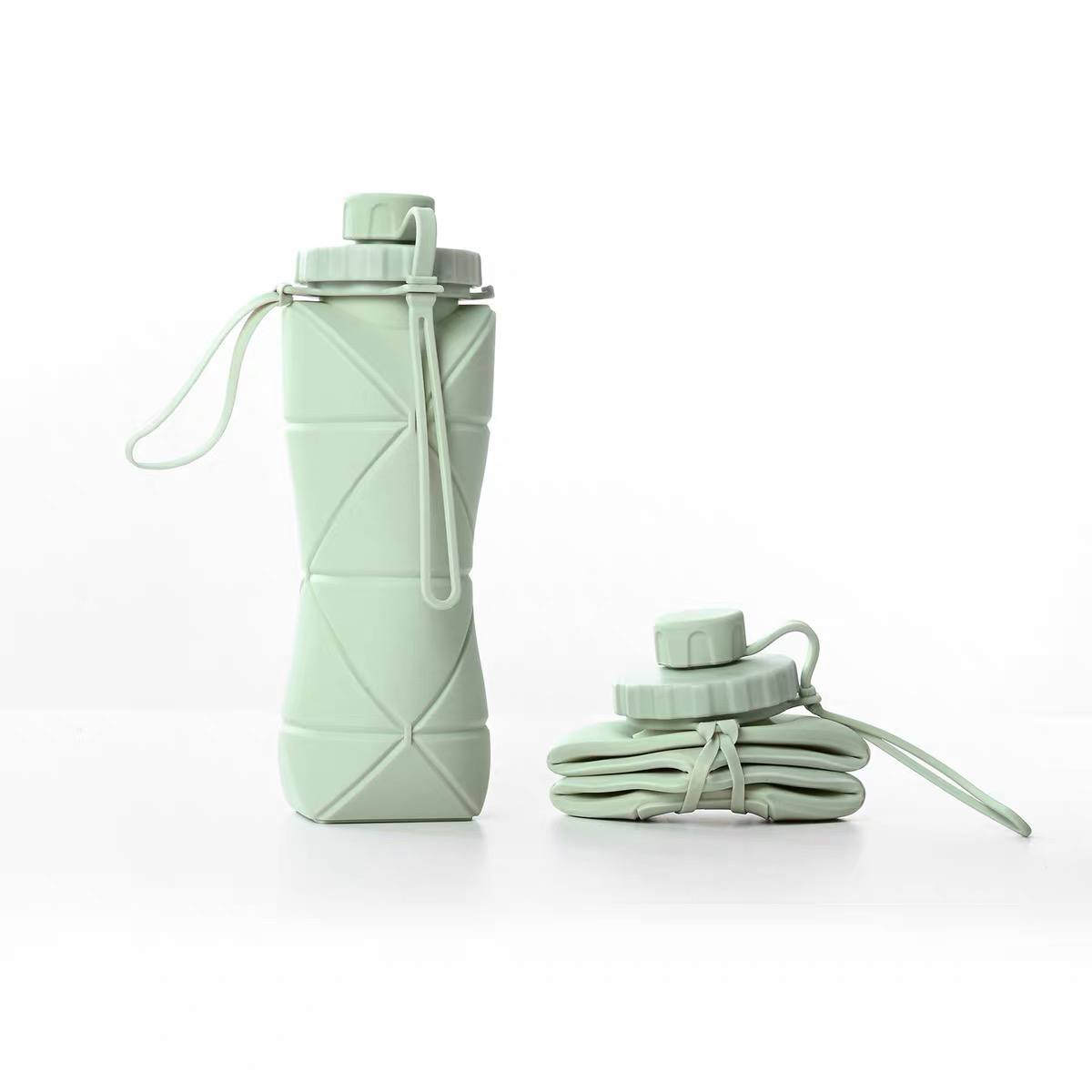 Foldable Silicone Water Bottle – 600ml 6