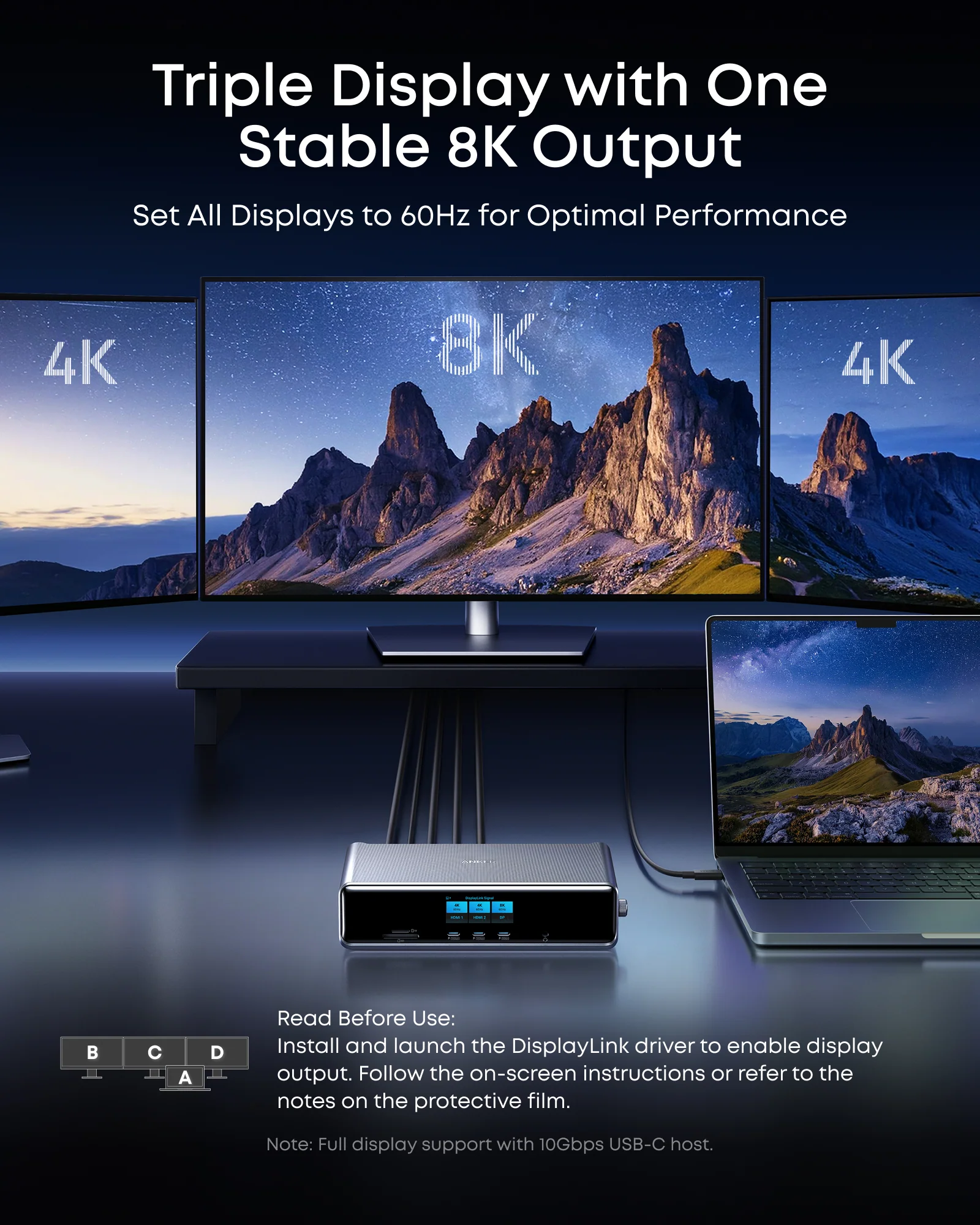 Anker Prime 160W GaN USB-C Desktop Charger – 6-Port Fast Charging Station with Smart LCD Display 9