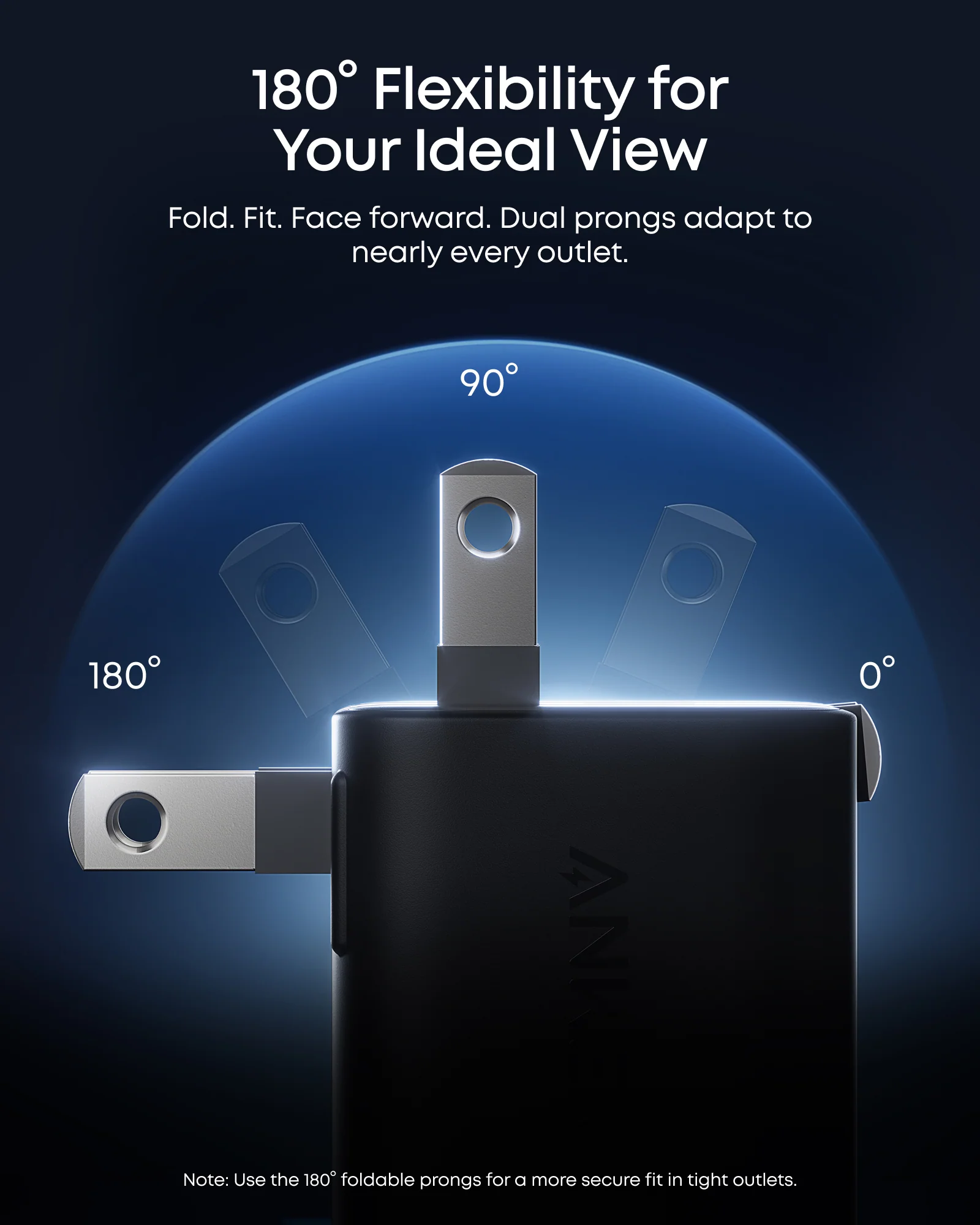 Anker Nano Charger (45W, Smart Display, 180° Foldable) – Ultra-Fast PD Charger for Laptops, Tablets & Smartphones 4