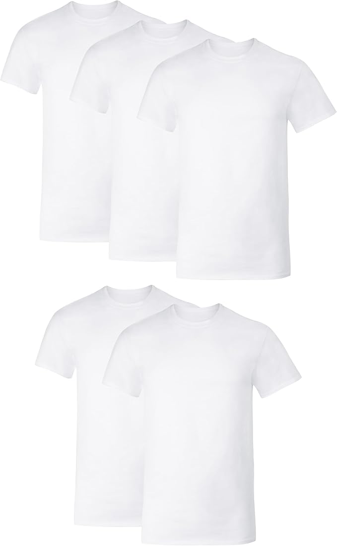 Hanes Men's Undershirt T-Shirts Pack 2