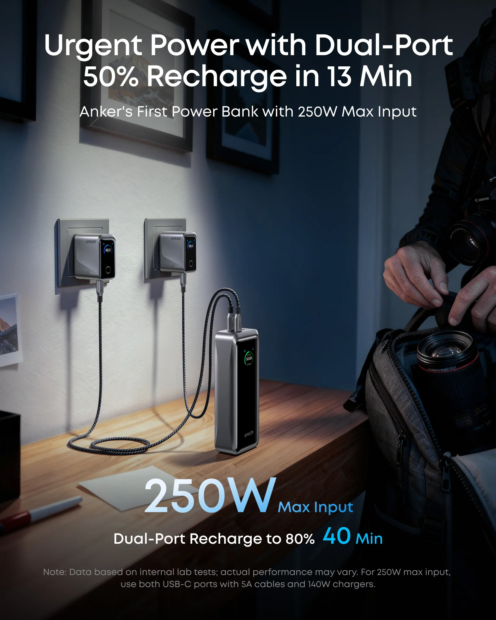 Anker Prime Power Bank (26K, 300W) 4