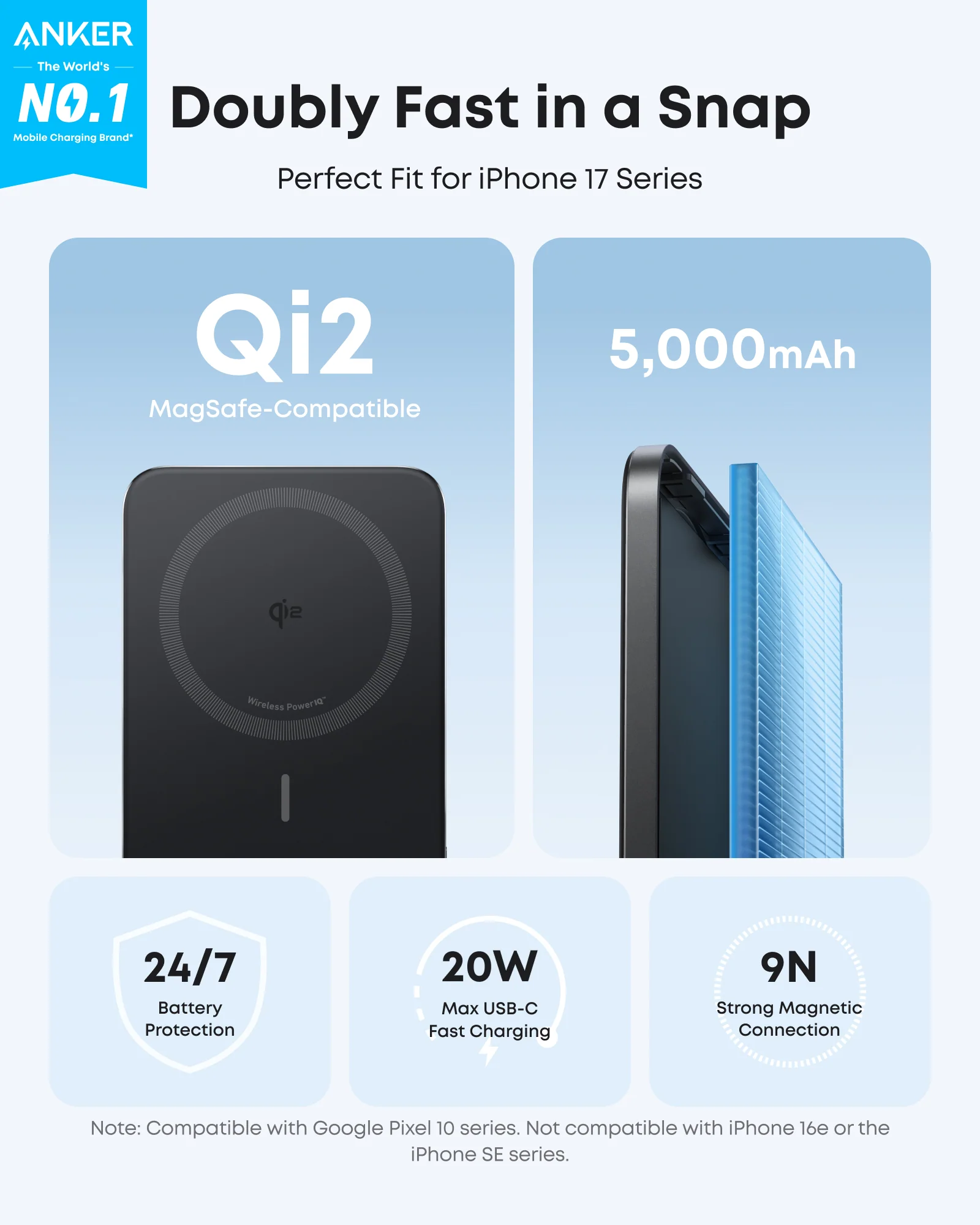 Anker Nano Power Bank (5K, MagGo, Slim) 4
