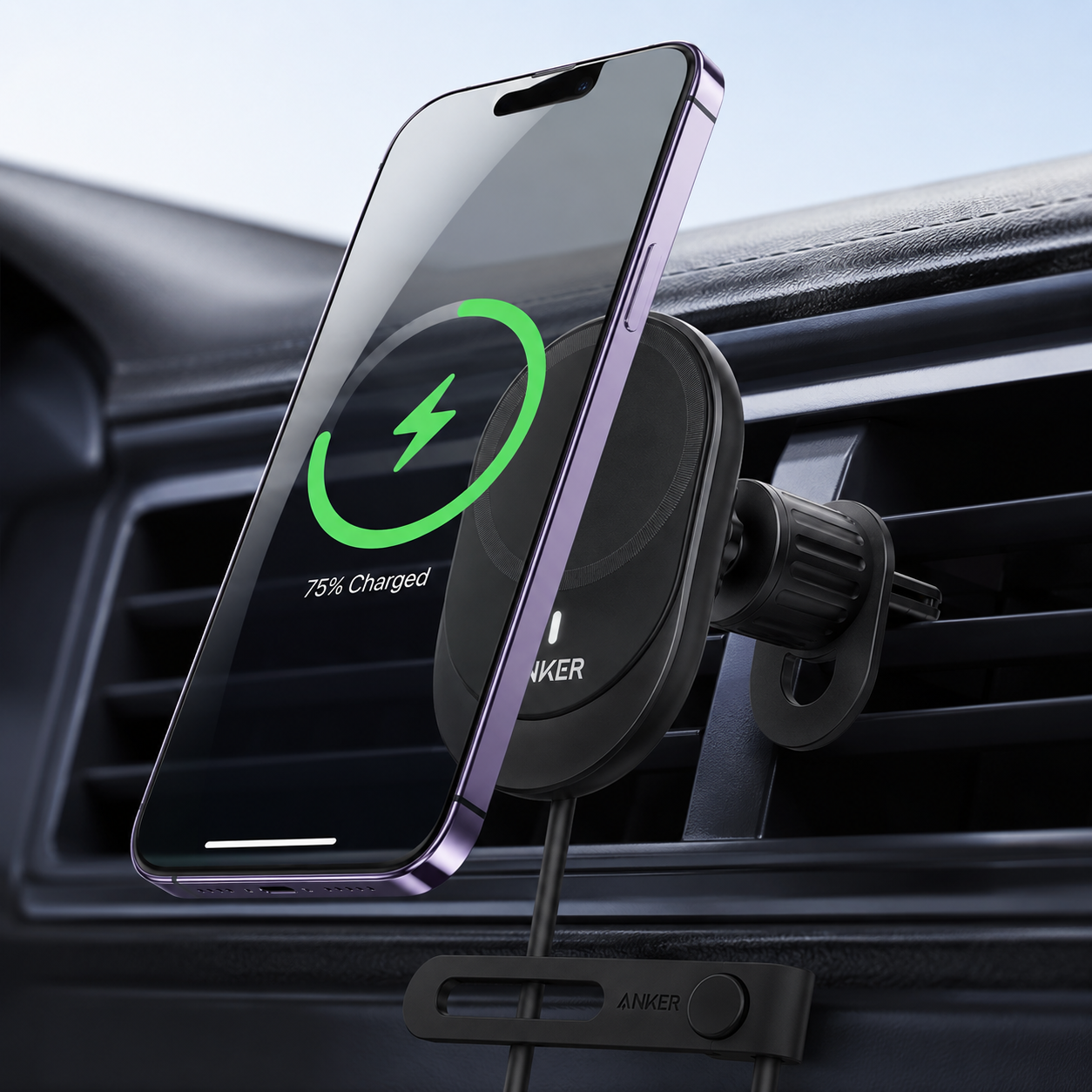 Anker MagGo Wireless Car Charger 2