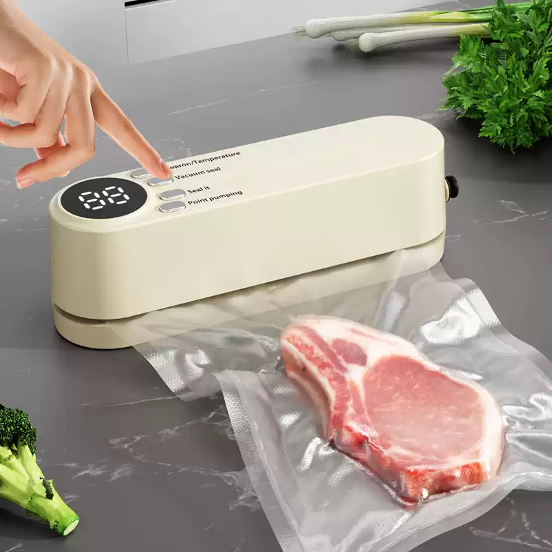 Wireless vacuum sealing machine, household vacuum food bag rechargeable sealing machine, kitchen packaging machine 3