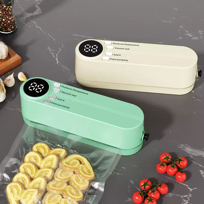 Wireless vacuum sealing machine, household vacuum food bag rechargeable sealing machine, kitchen packaging machine 4