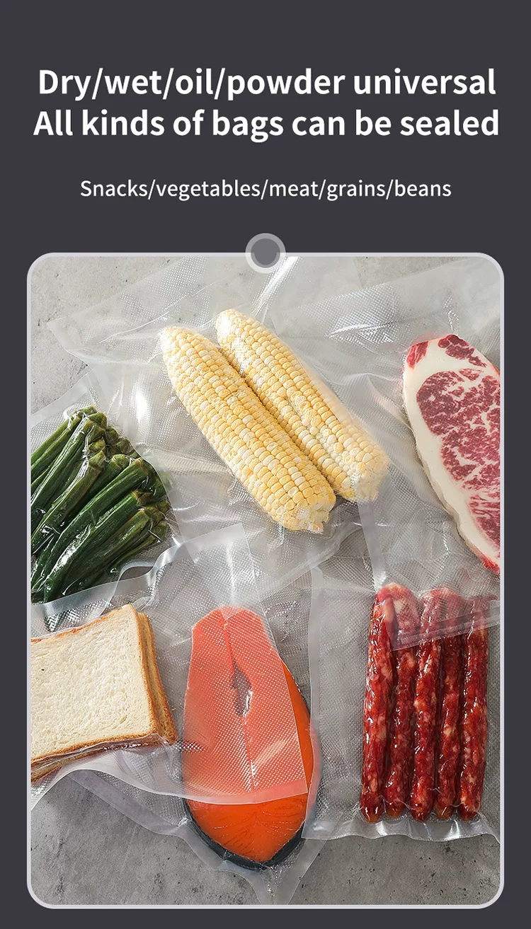 Wireless vacuum sealing machine, household vacuum food bag rechargeable sealing machine, kitchen packaging machine 5