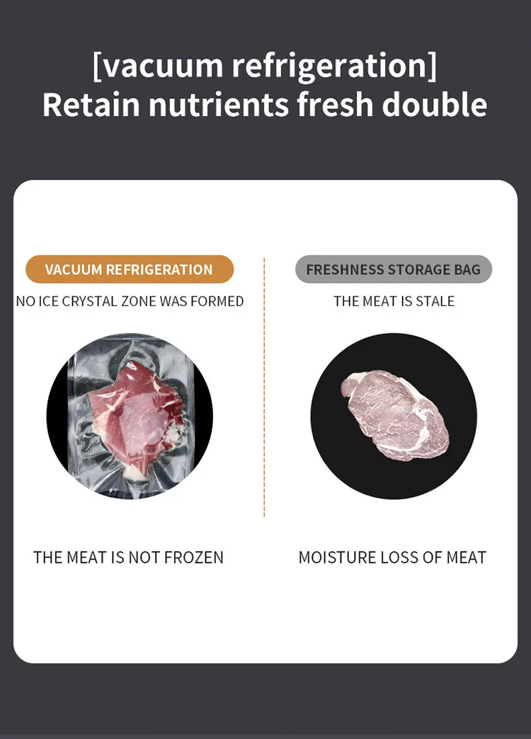 Wireless vacuum sealing machine, household vacuum food bag rechargeable sealing machine, kitchen packaging machine 8